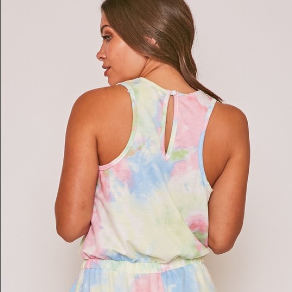 Escape The Day Tie Dye Jumpsuit - Picture 2 of 5